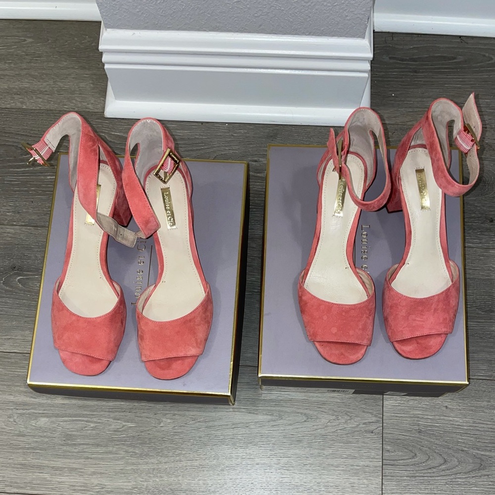 Louise et Cie Coral Colored Heels